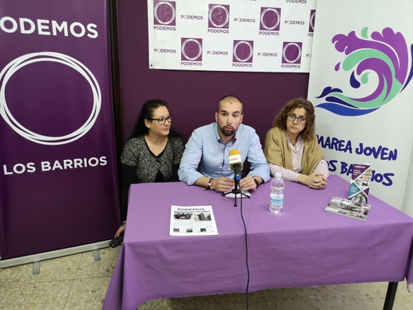 Podemos: La amortización de plazas solo pretende blindar las privatizaciones y desmontar los servicios públicos de Los Barrios