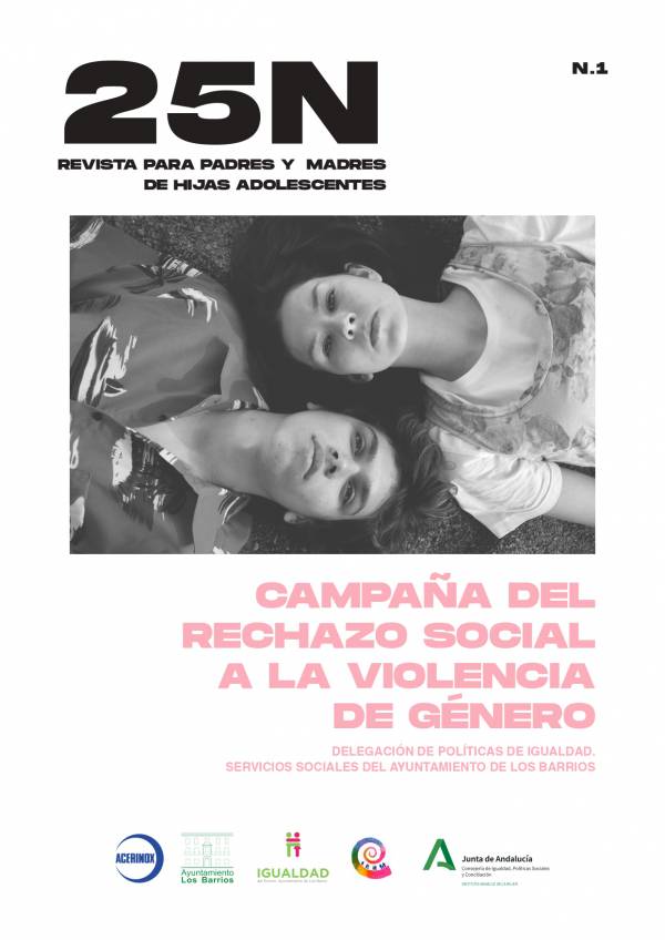 Políticas de Igualdad de Los Barrios edita una revista informativa para padres y madres con hijas adolescentes con motivo del 25N