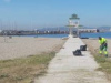 La delegación de Playas de La Línea ha retirado 135.000 kilos de algas de la costa en lo que va de año